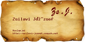Zsilavi József névjegykártya